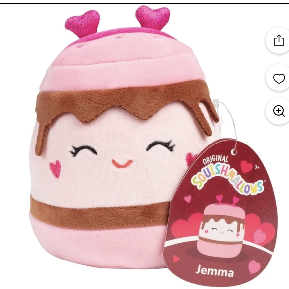 Squishmallows Other - Squishmallows Pink and Brown Plush Toy